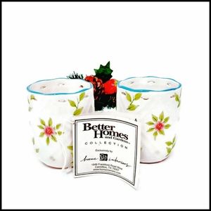 New! Set of 2 Better Homes & Garden Candle Holders